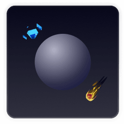 Sapphire and Fire Meteor